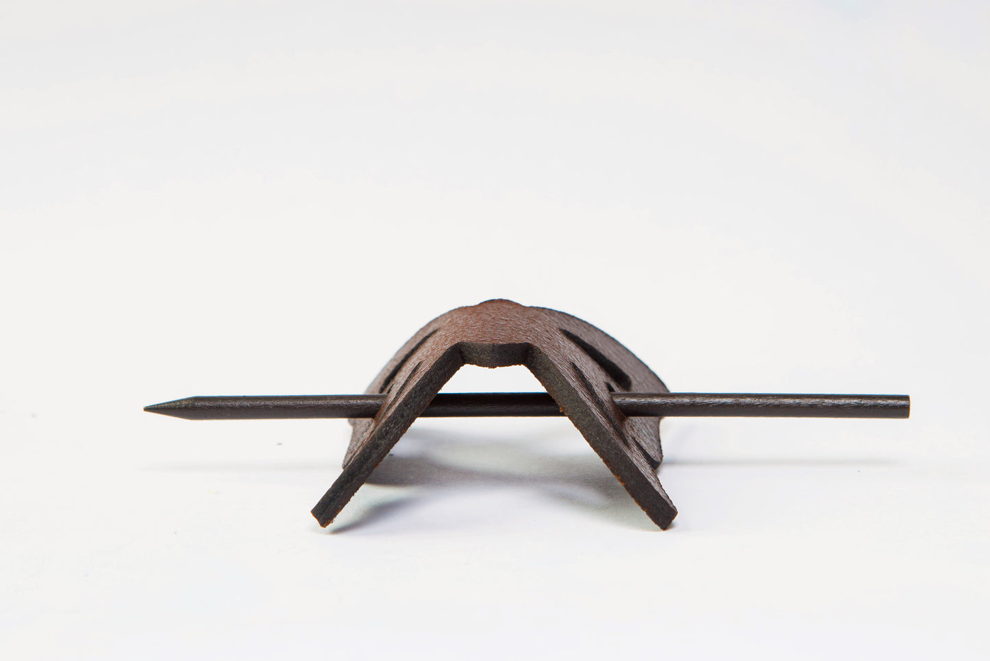 Butterfly: Leather Hair Barrette