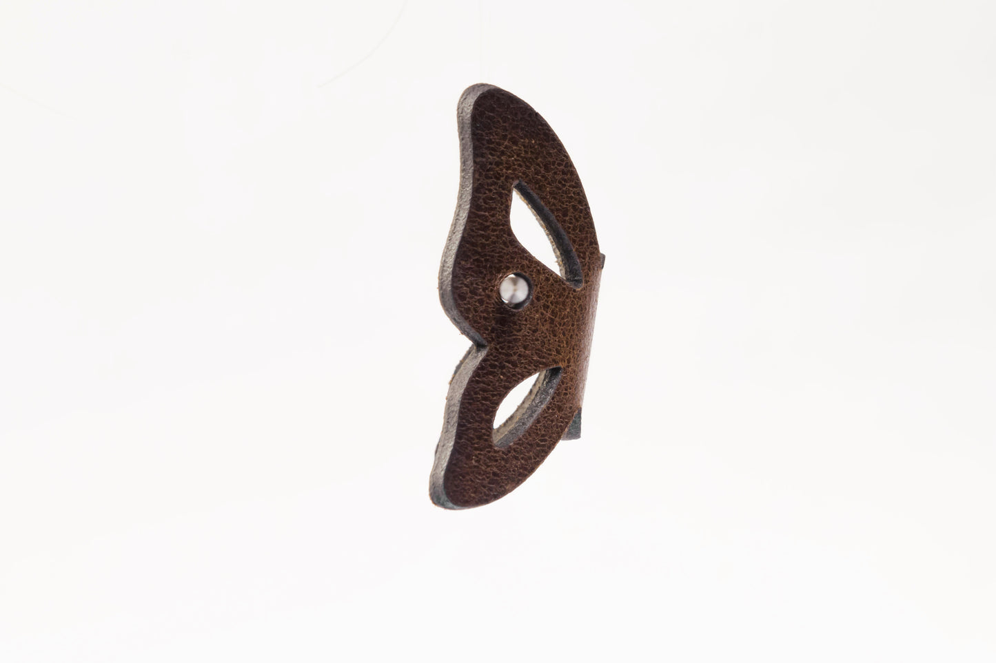 Butterfly: Leather Hair Barrette