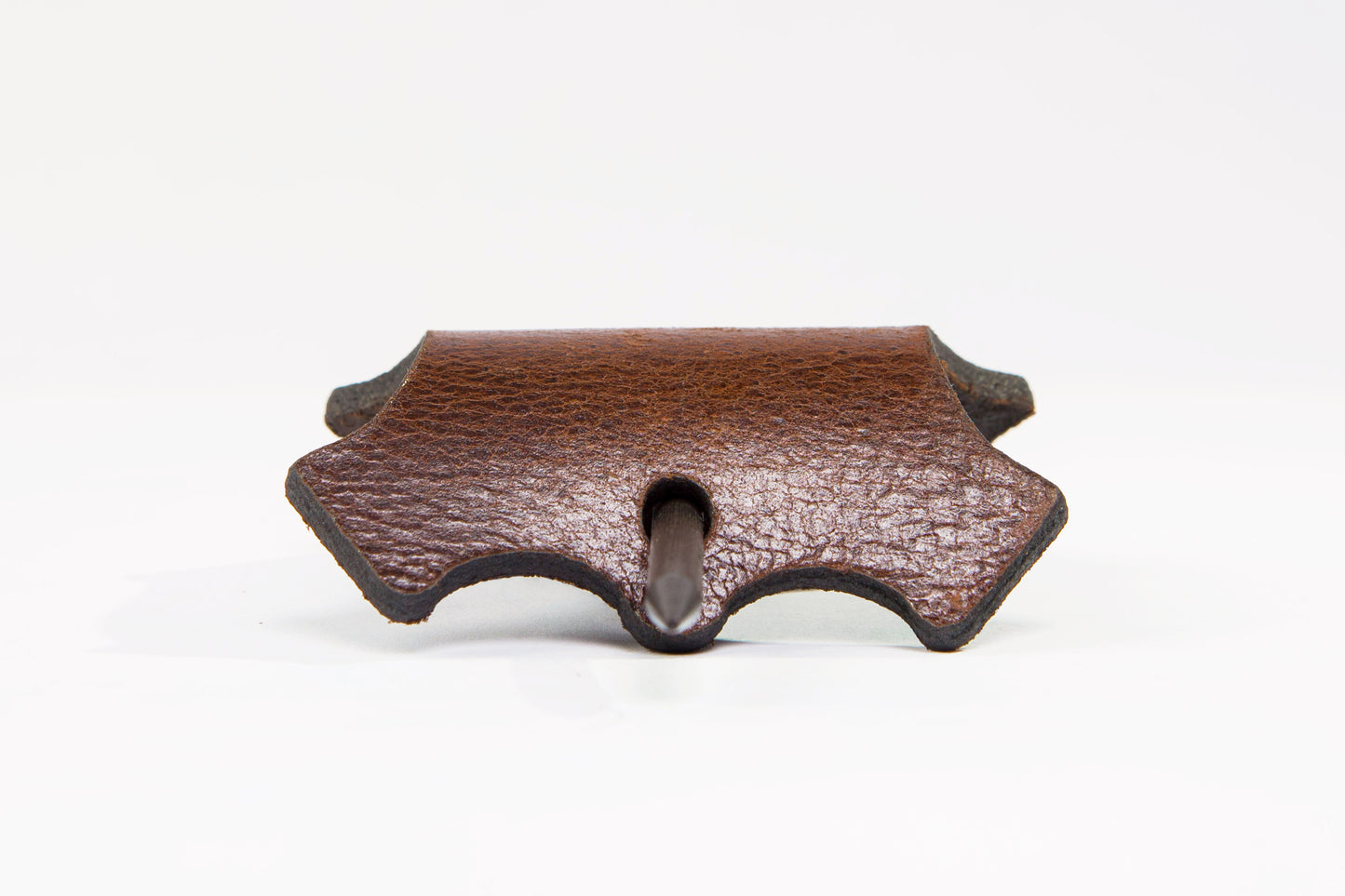 Genuine Symbol: Leather Hair Barrette